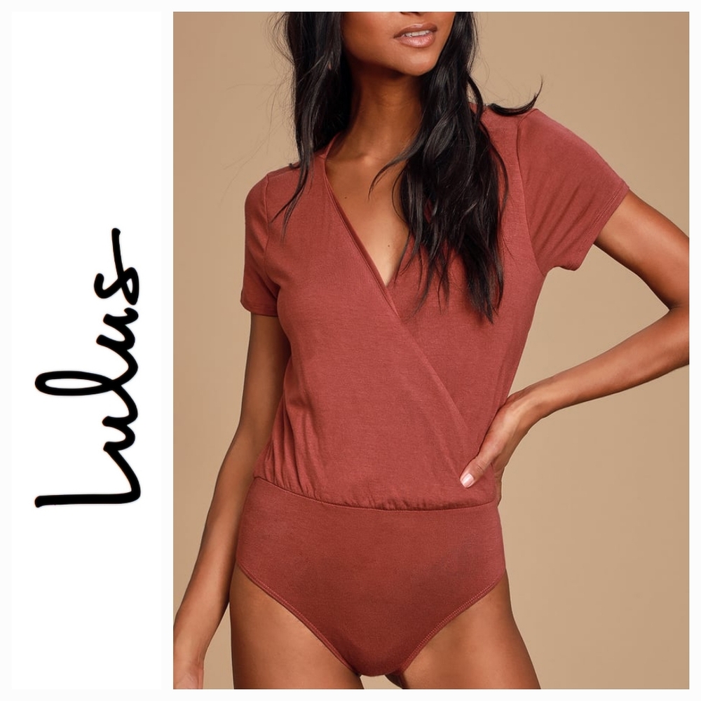Lulus Short Sleeve Bodysuit - BRAND NEW sexy bodycon balletcore barbiecore